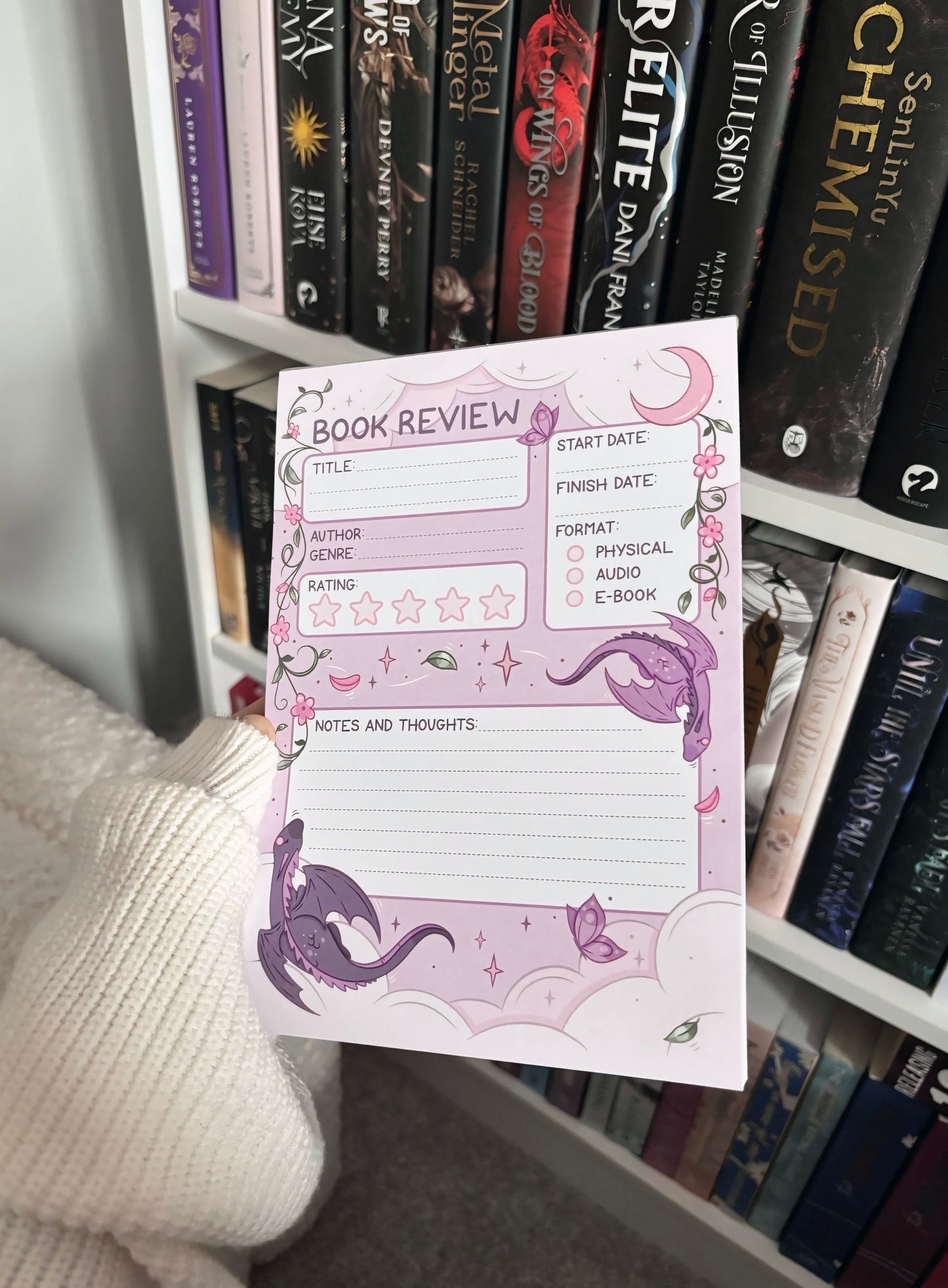 Fantasy Book Review Notepad