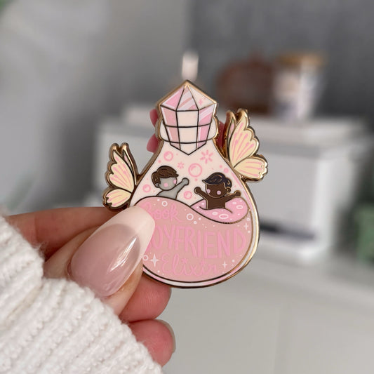 Book Boyfriend Elixir Enamel Pin