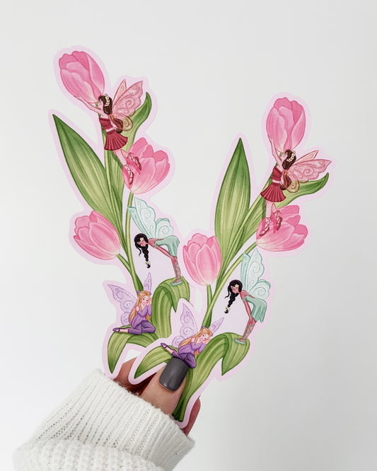 Tulip Fairy Bookmark