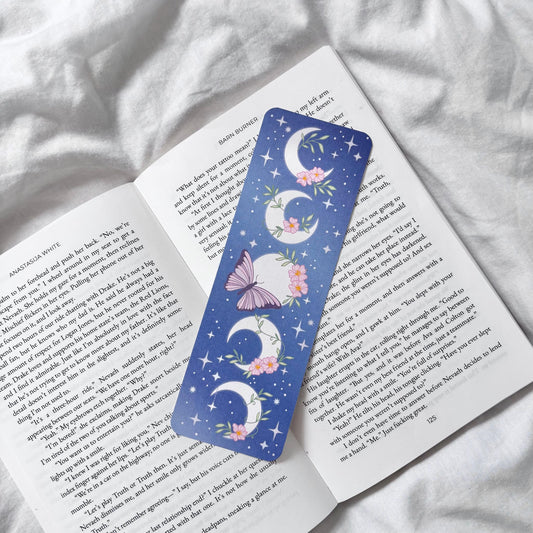 Whimsical Moon Bookmark