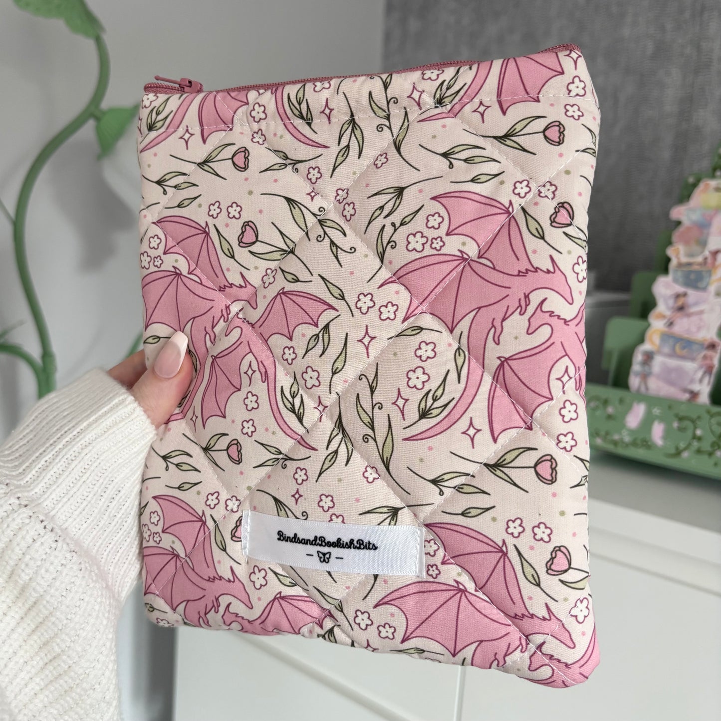 Preorder Flower Dragon E-Reader Sleeve