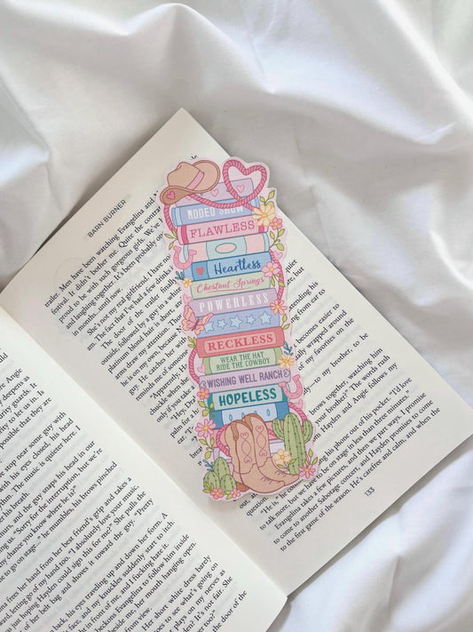 Chestnut Springs Inspired Book Stack Bookmark