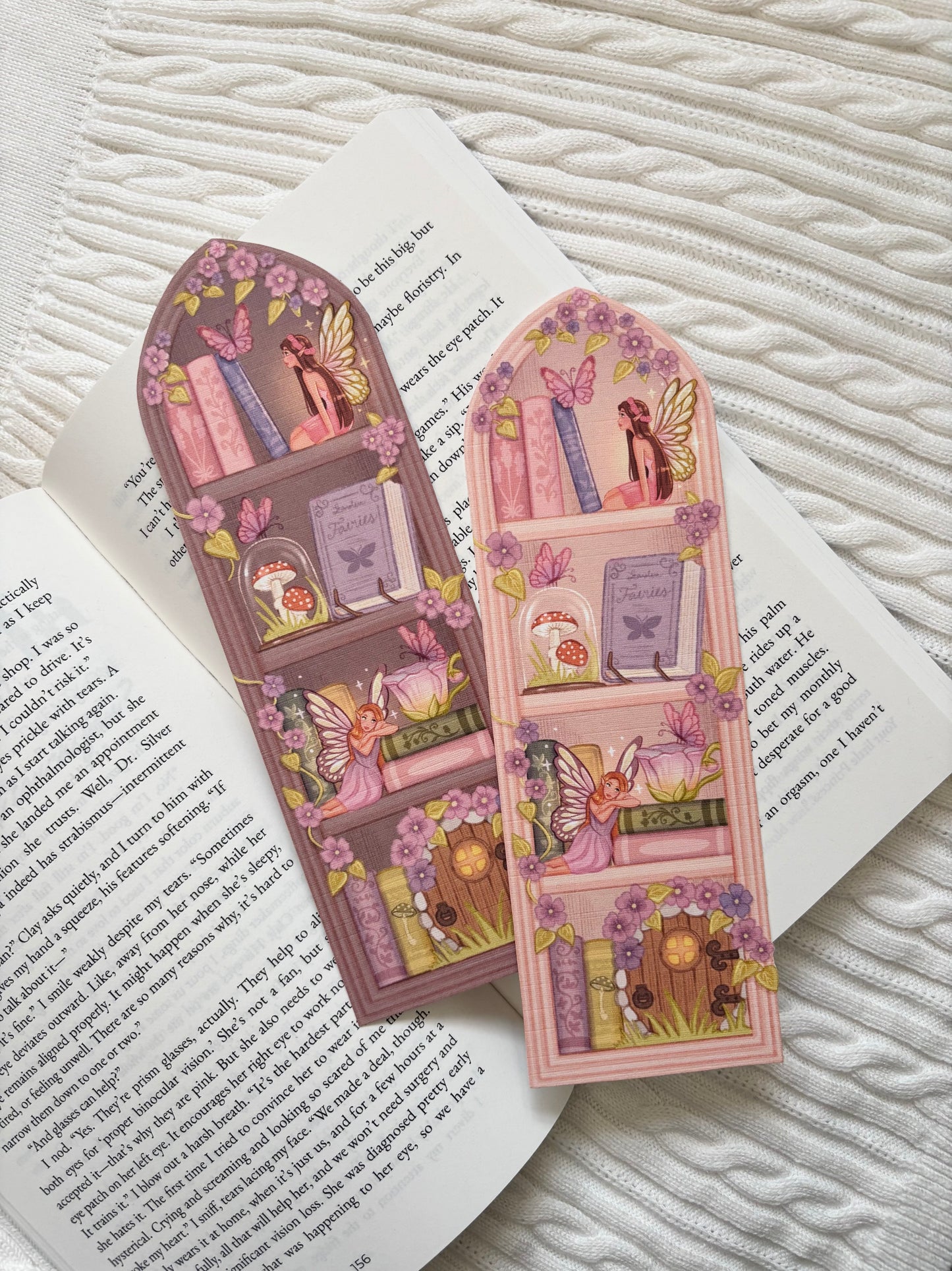 Fairy Bookshelf Bookmark
