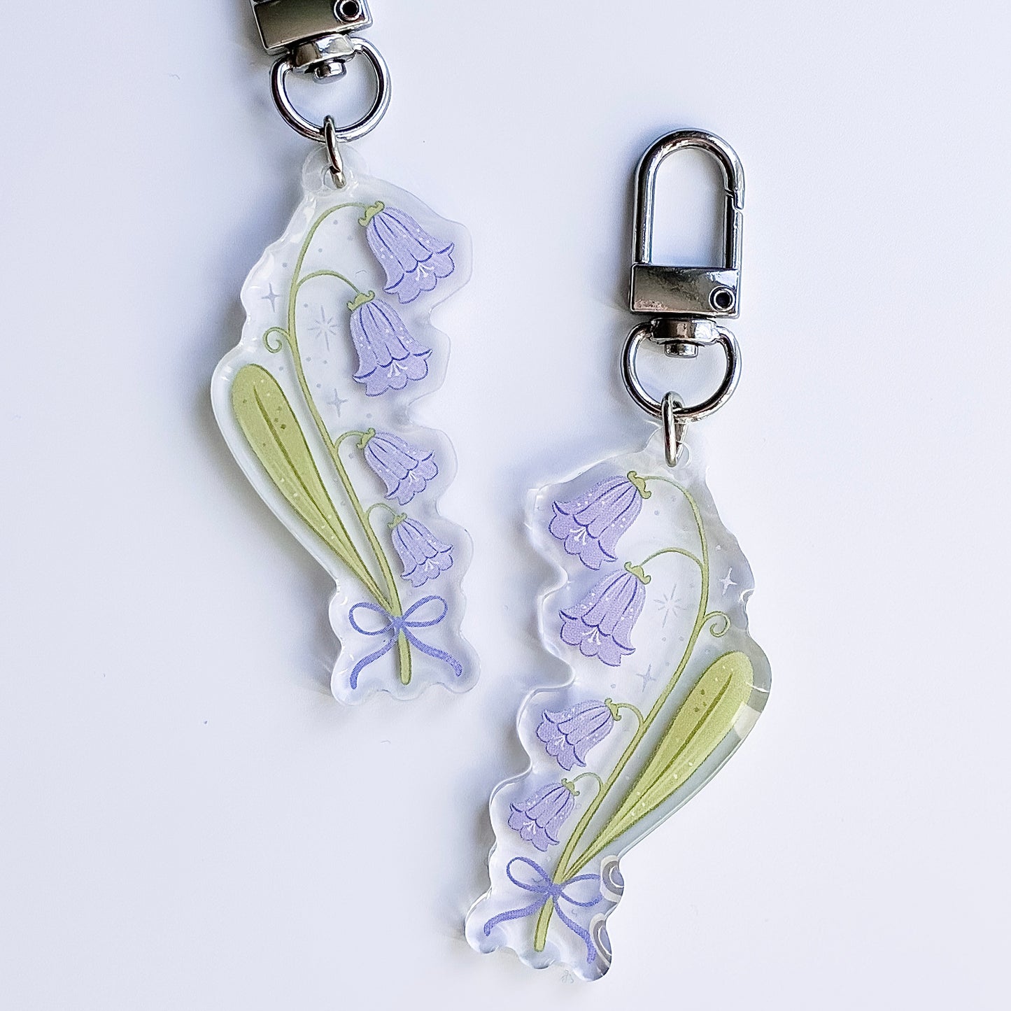 Bluebell Acrylic Keyring