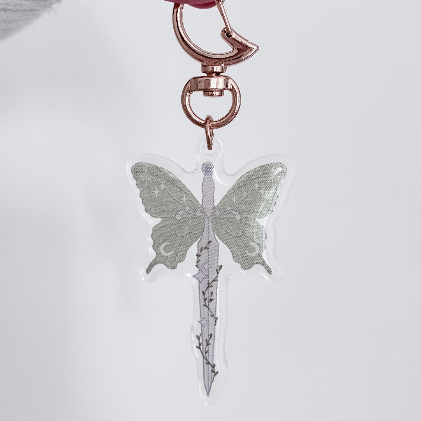 Fairy Sword Acrylic Keyring