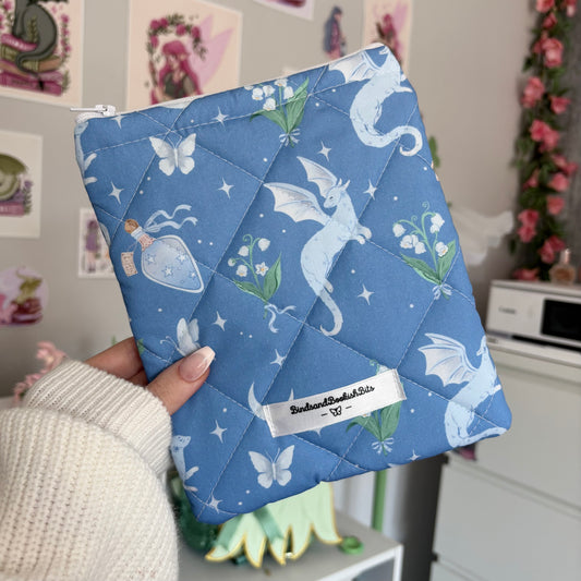 Moon Flower Dragons E-Reader Sleeve