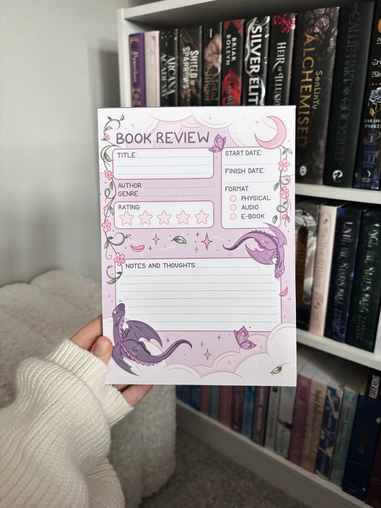 Fantasy Book Review Notepad