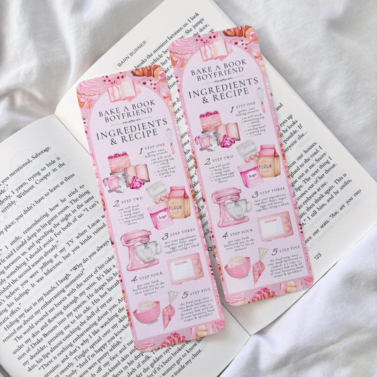 Bake A Book Boyfriend Bookmark