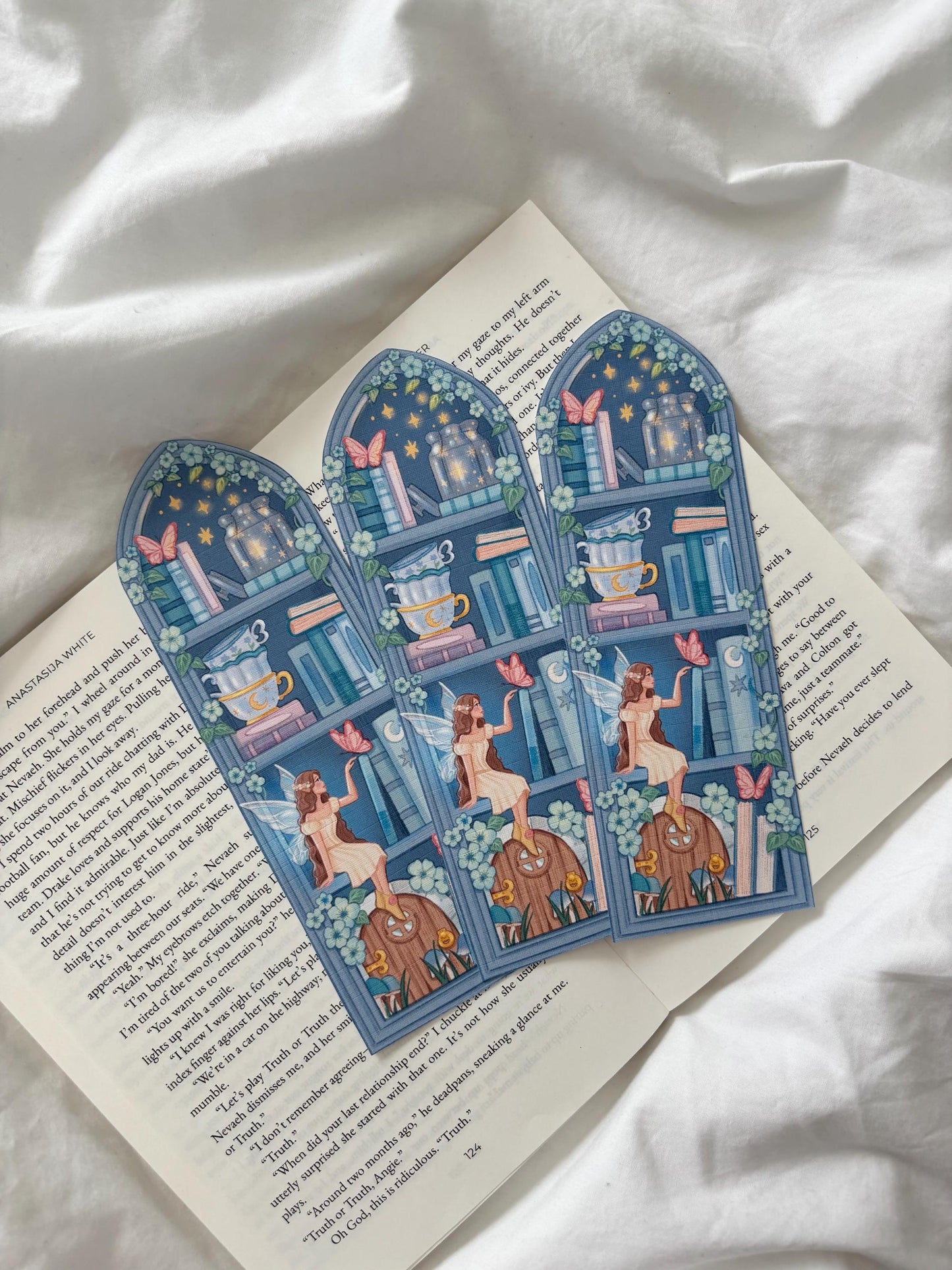 Moonlight Fairy Bookshelf Bookmark