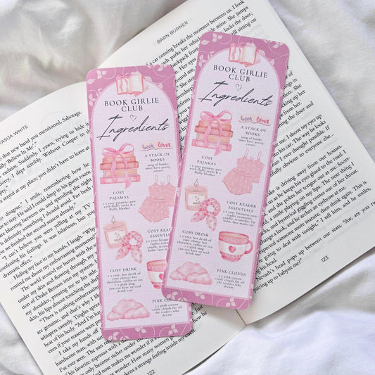 Book Girlies Ingredients Bookmark