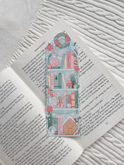 A Christmas Bookshelf Bookmark