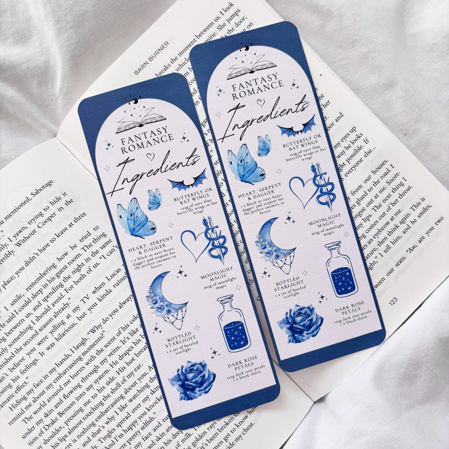 Fantasy Romance Ingredients Bookmark