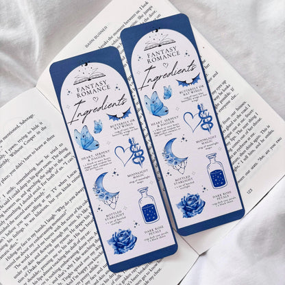 Fantasy Romance Ingredients Bookmark