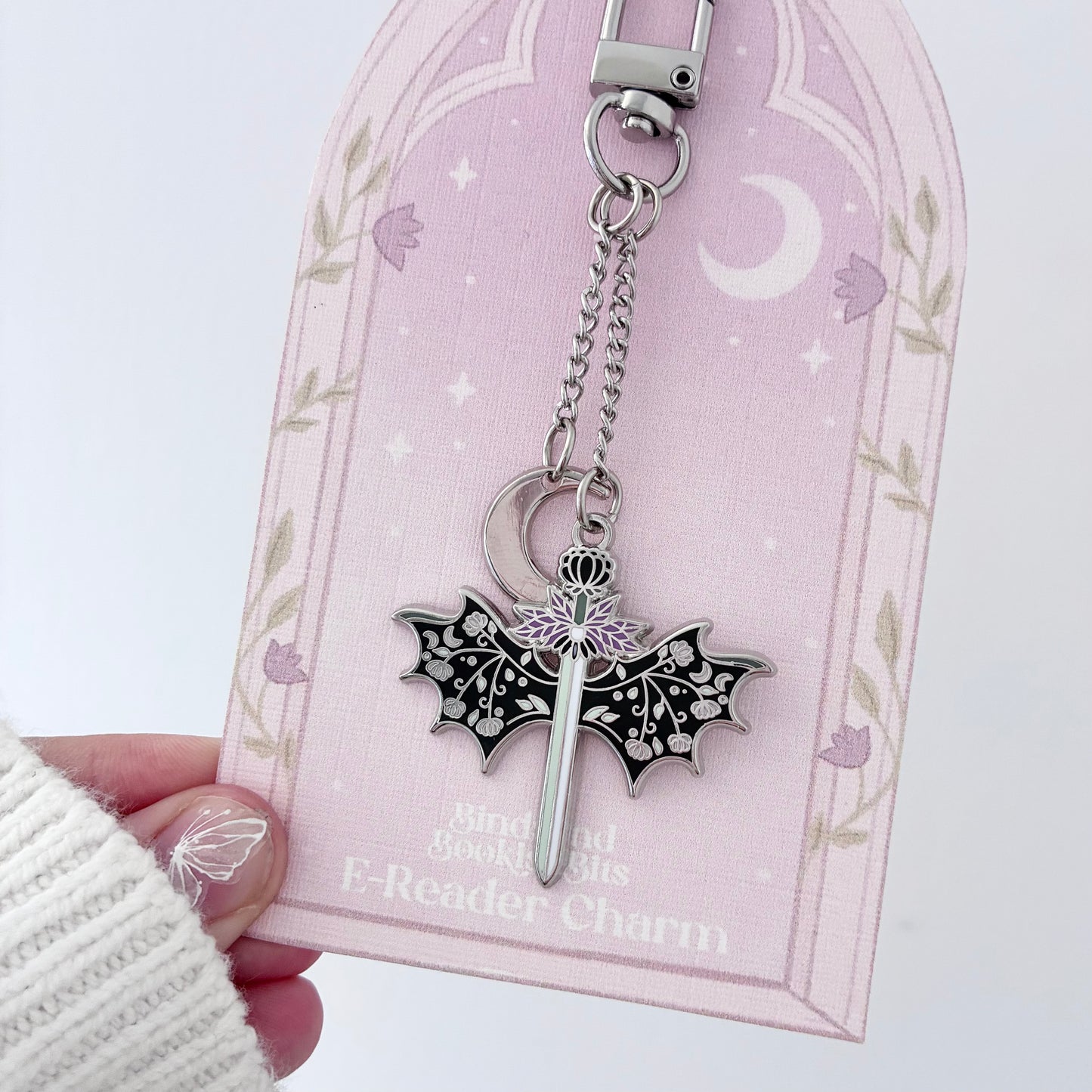 Darkbloom Dragon Wings E-Reader Charm