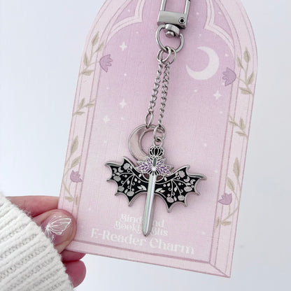 Darkbloom Dragon Wings E-Reader Charm