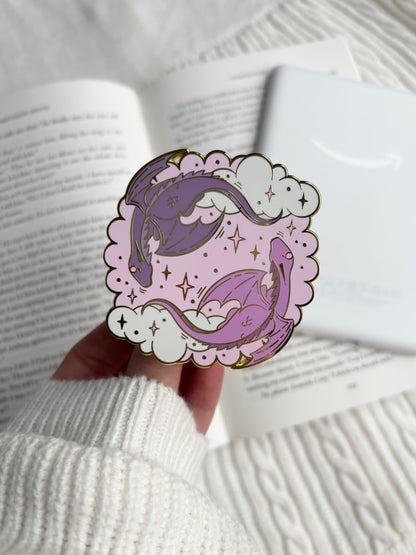 Pink Dragon E-Reader Kindle Grip