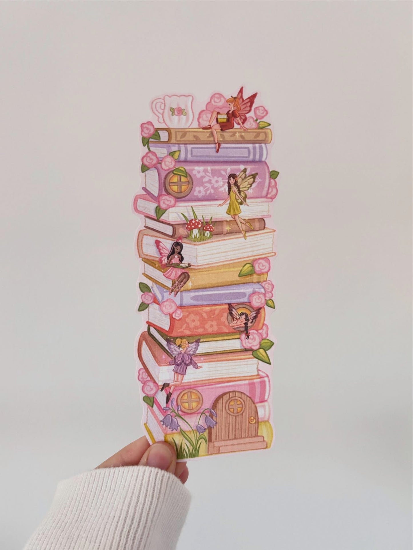 Fairy Bookstack Bookmark