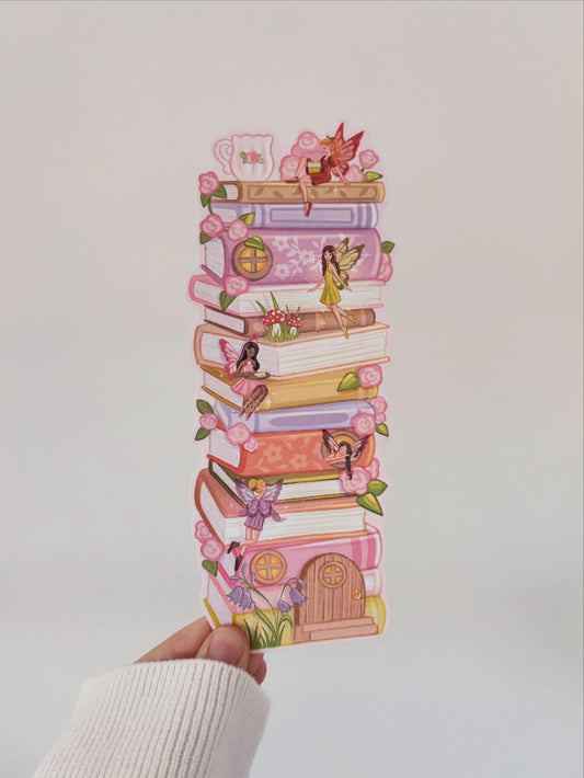 Fairy Bookstack Bookmark