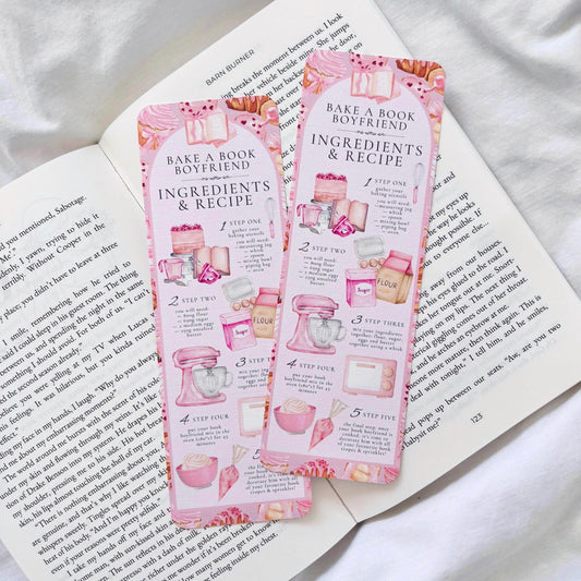 Bake A Book Boyfriend Bookmark