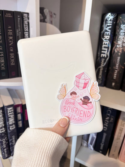 Book Boyfriend Elixir Matte Vinyl Sticker