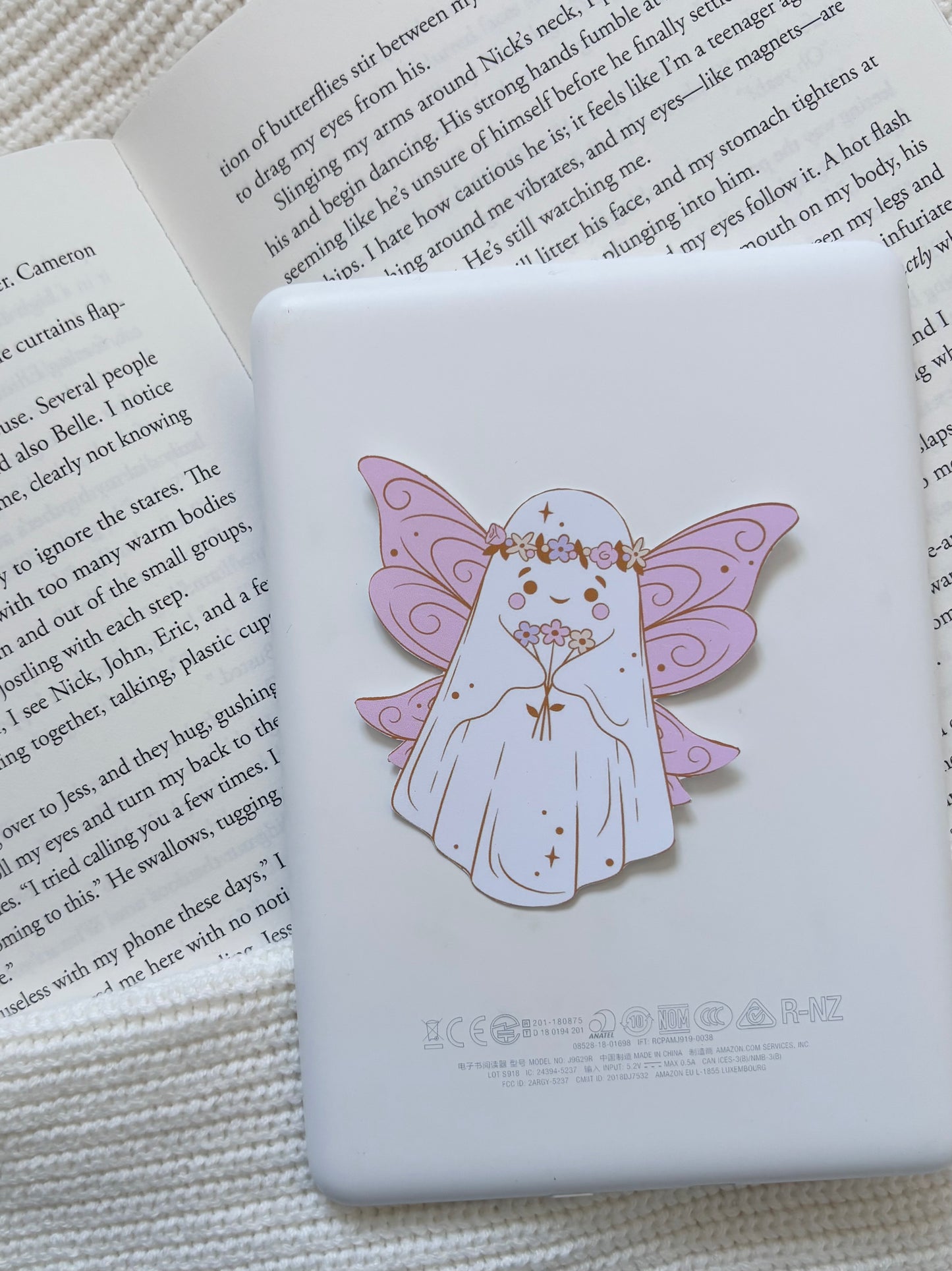 Flower Fairy Ghost Matte Vinyl Sticker