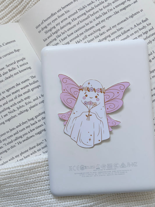 Flower Fairy Ghost Matte Vinyl Sticker
