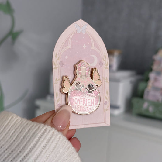 Book Boyfriend Elixir Enamel Pin