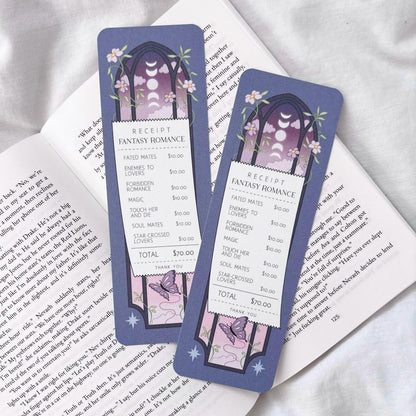 Fantasy Romance Receipt Bookmark