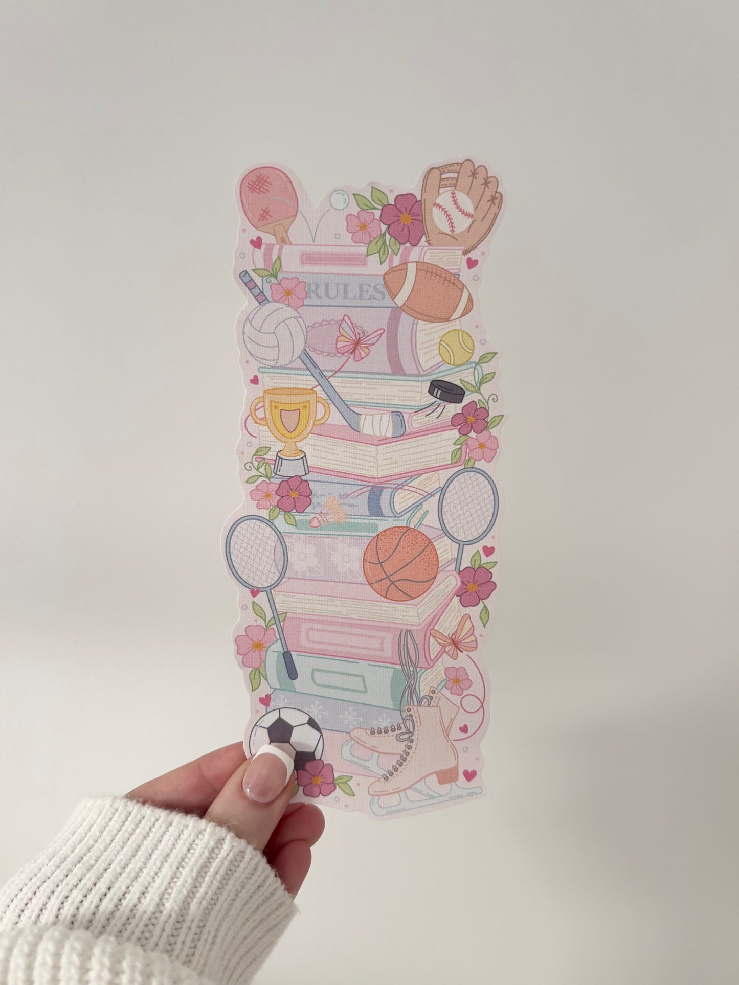 Sports Romance Bookstack Bookmark