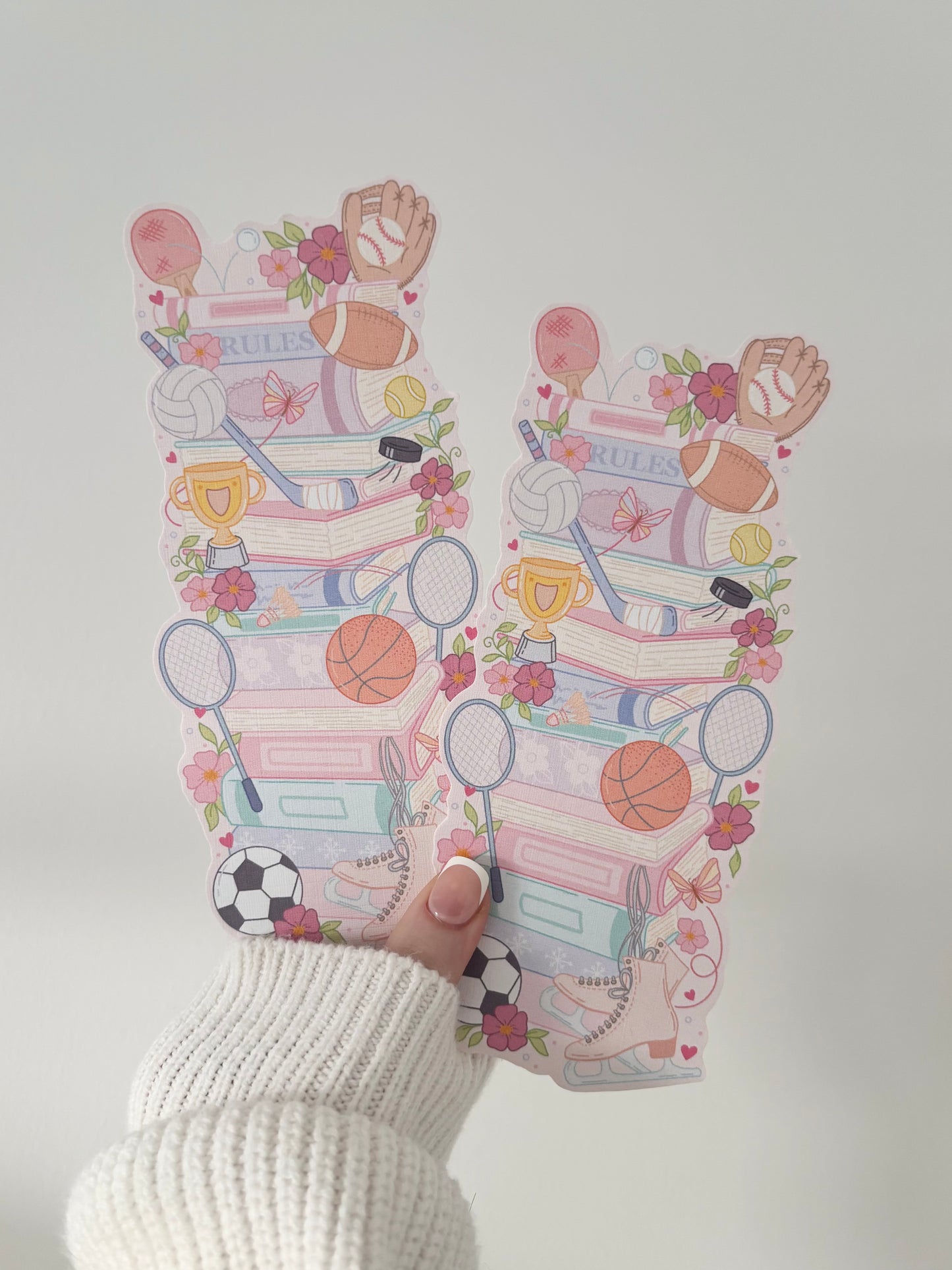 Sports Romance Bookstack Bookmark