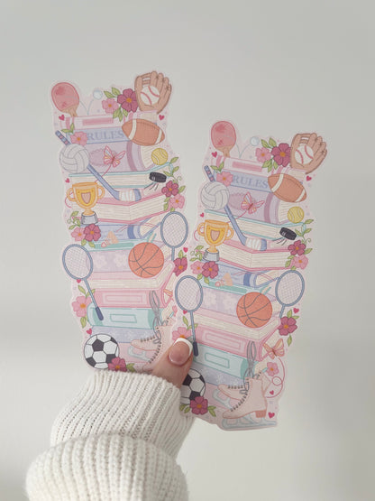 Sports Romance Bookstack Bookmark