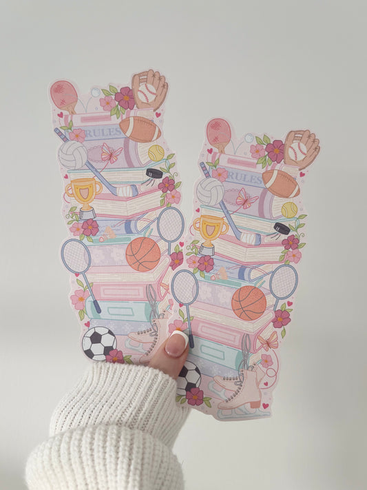 Sports Romance Bookstack Bookmark
