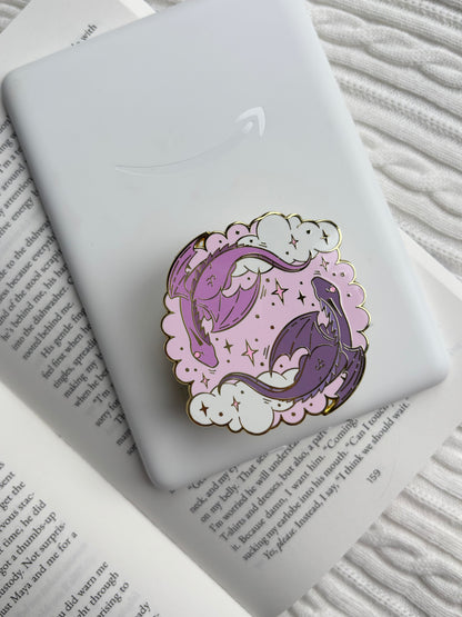 Pink Dragon E-Reader Kindle Grip