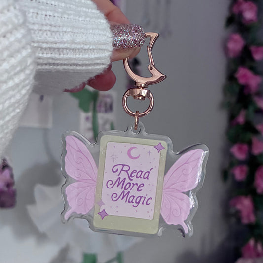 Fairy Kindle Acrylic Keyring
