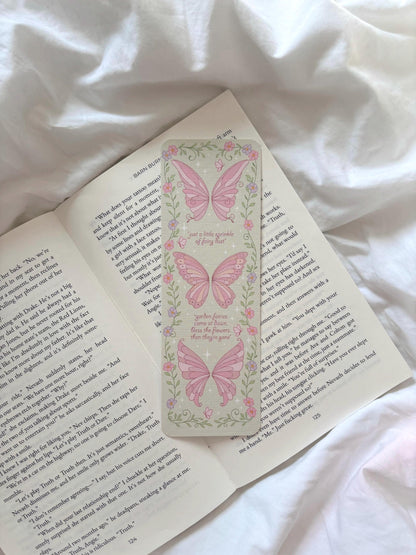 Flower Fairy Wings Bookmark
