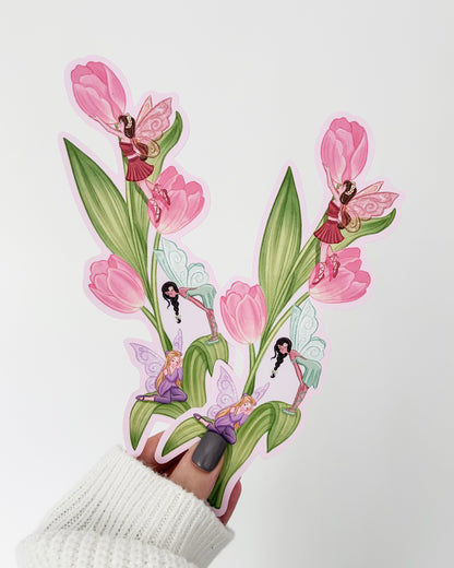 Tulip Fairy Bookmark