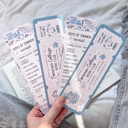 Tommen College Ticket Bookmark