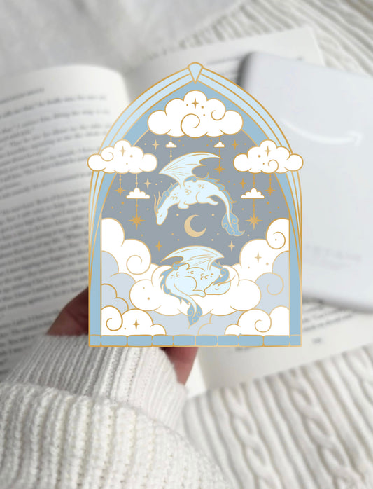 PREORDER Gold Cloud Dragons E-Reader Grip