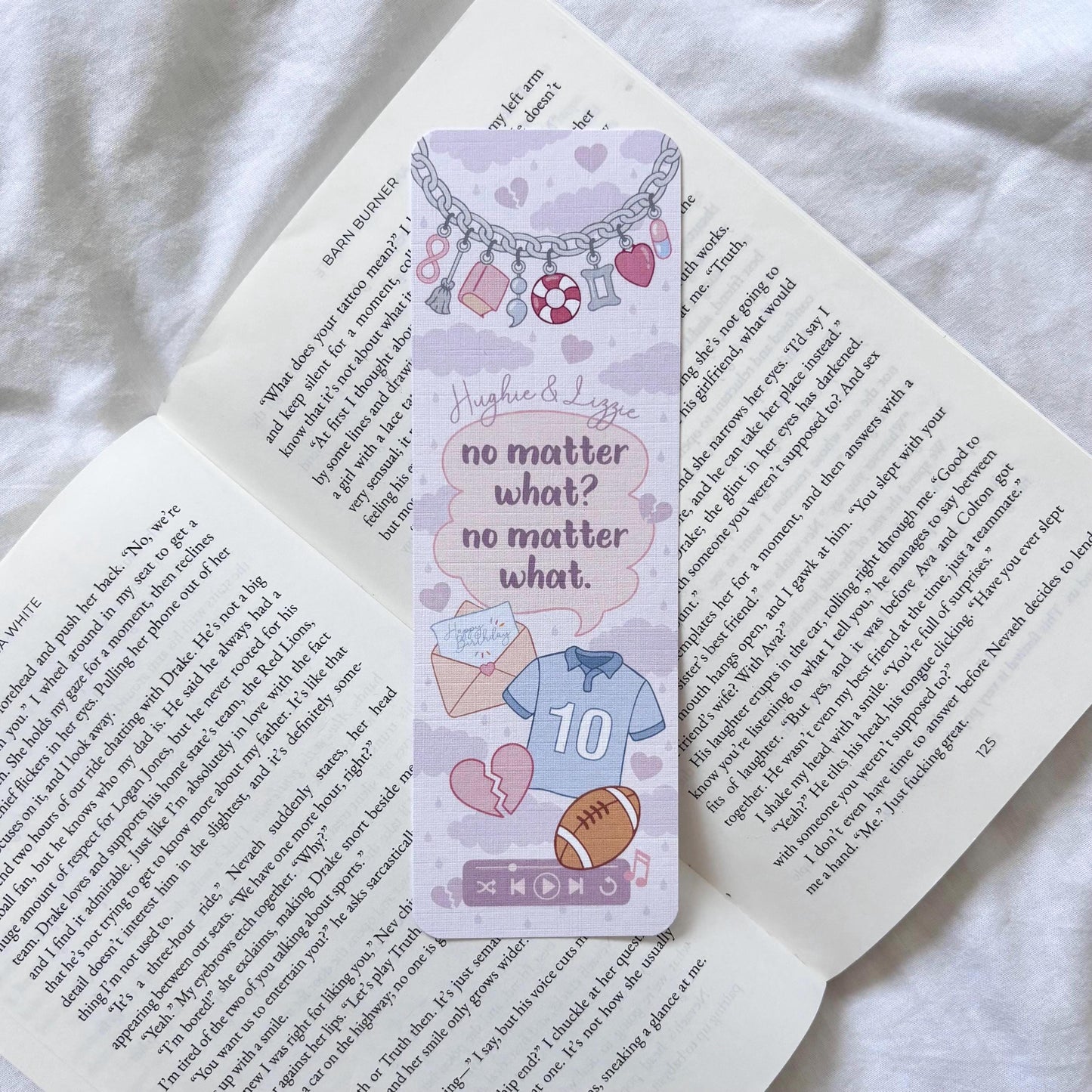 Boys Of Tommen Inspired Bookmark: Lizzie & Hughie
