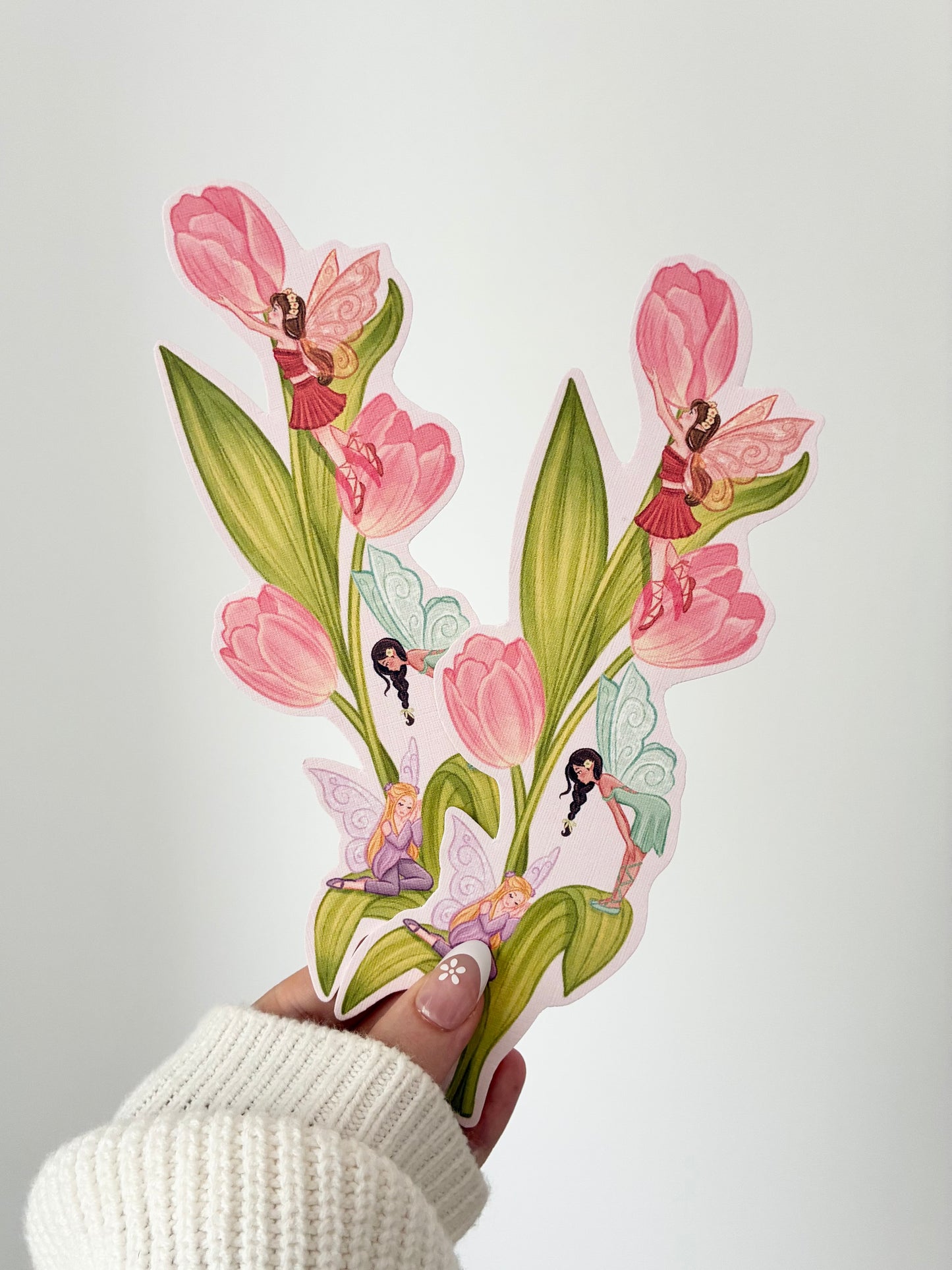 Tulip Fairy Bookmark