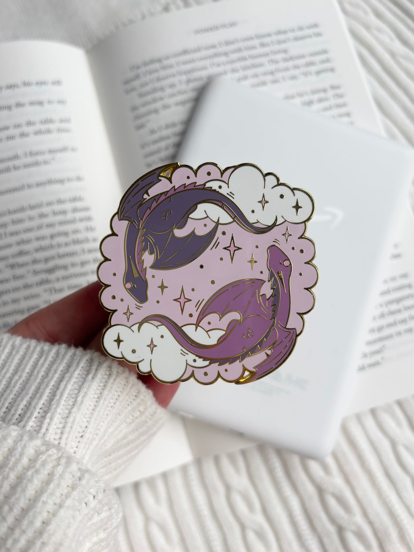 Purple Dragon E-Reader Kindle Grip