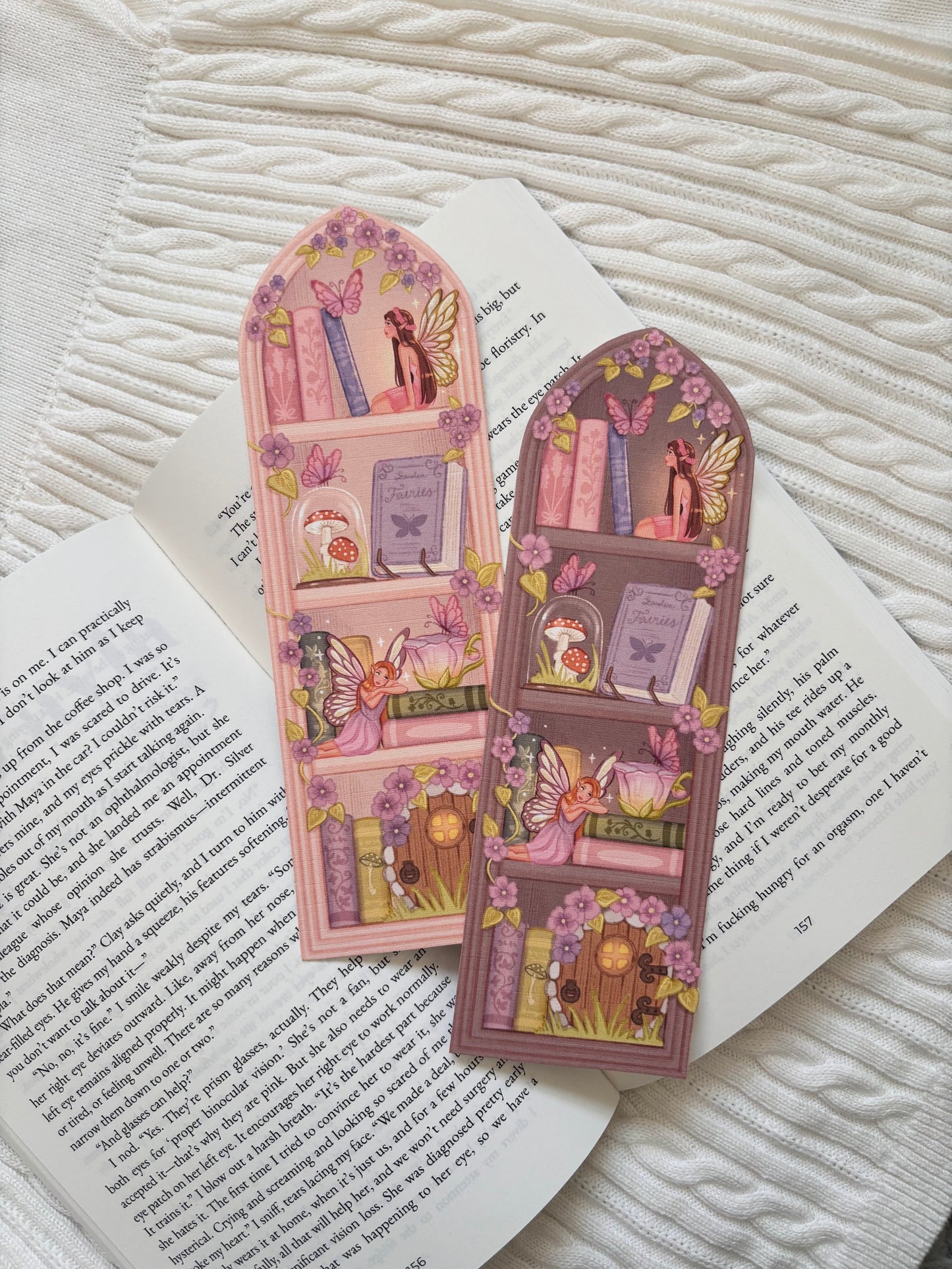 Fairy Bookshelf Bookmark