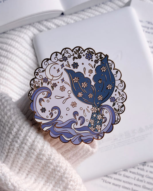 Mermaid Seabloom E-Reader Grip