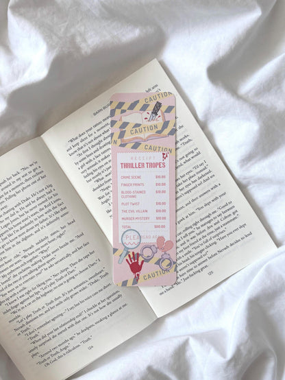 Thriller Receipt Bookmark