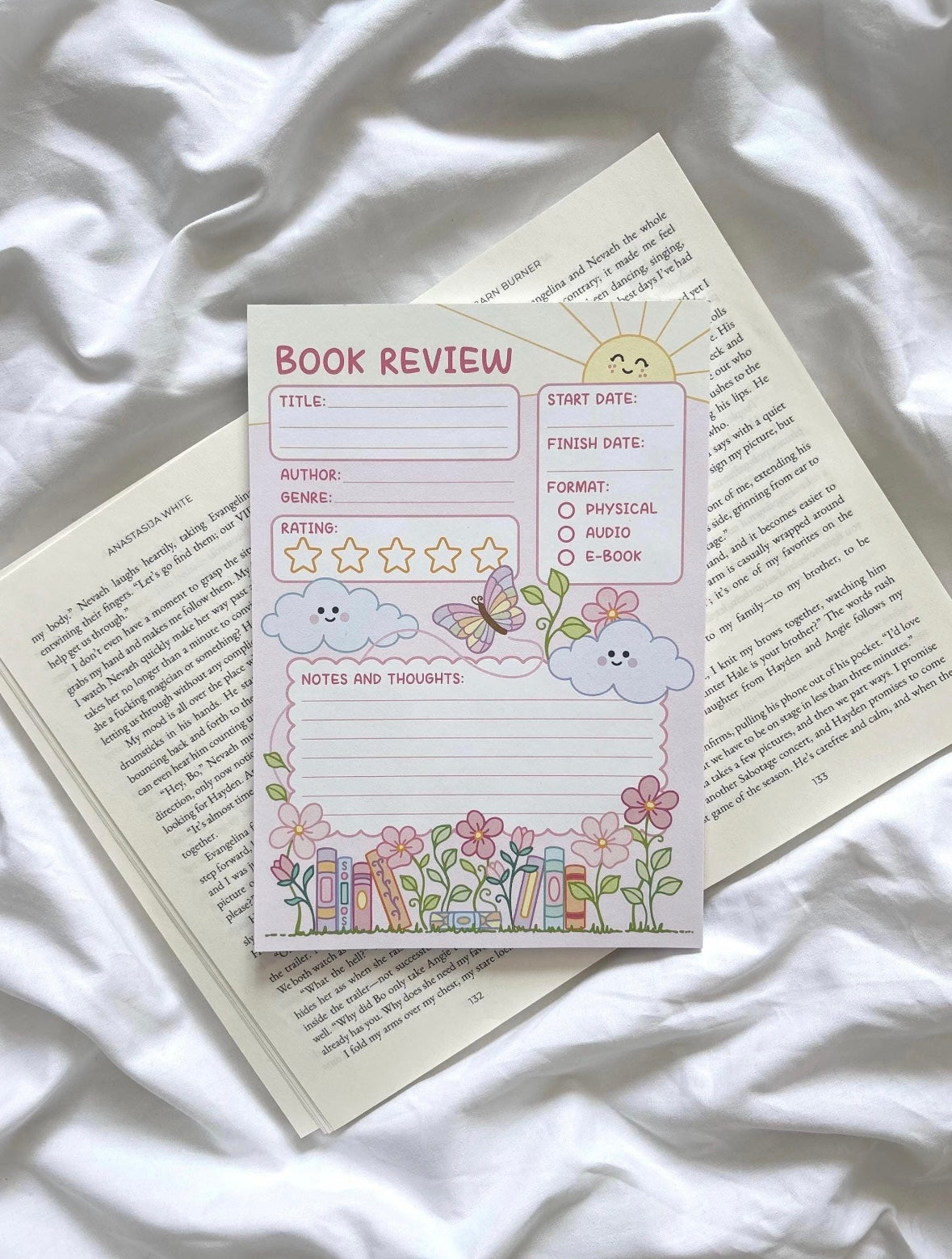 Book Review Notepad