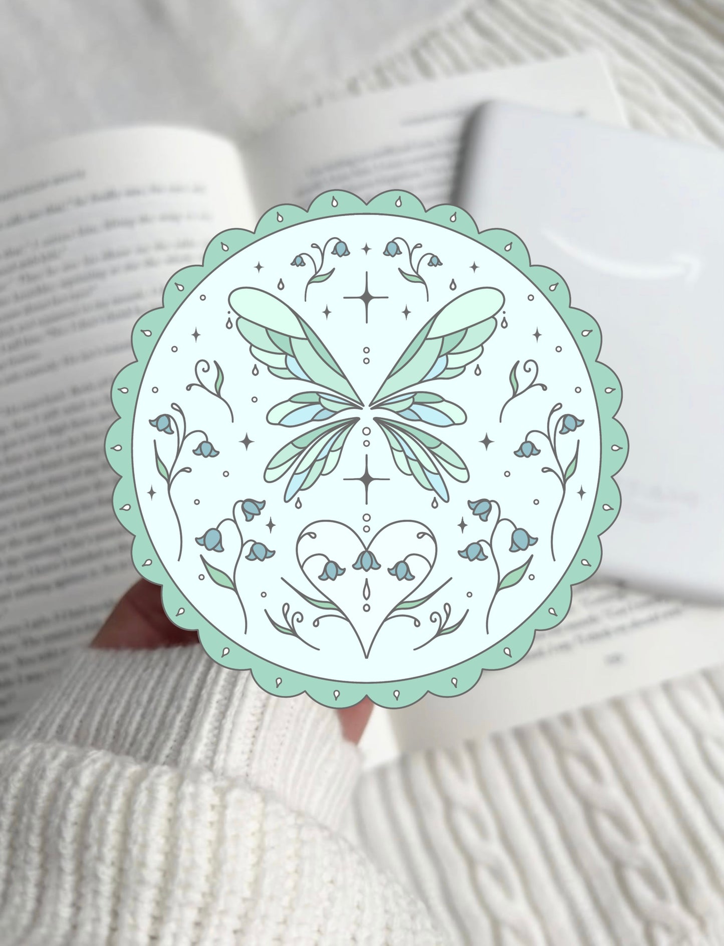 PREORDER Silver Bluebell Fairy E-Reader Grip