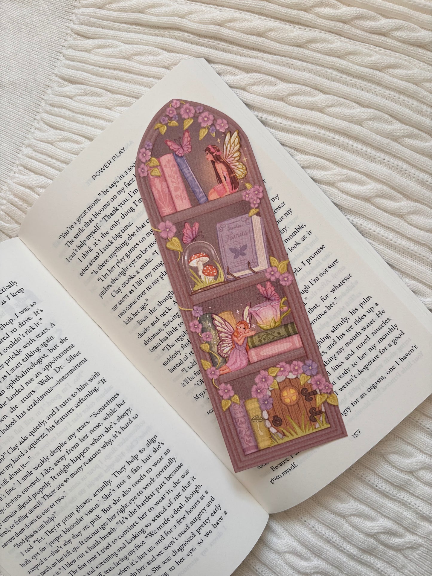 Fairy Bookshelf Bookmark