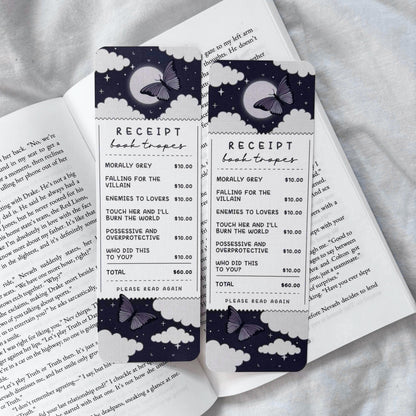 Dark Book Tropes Bookmark