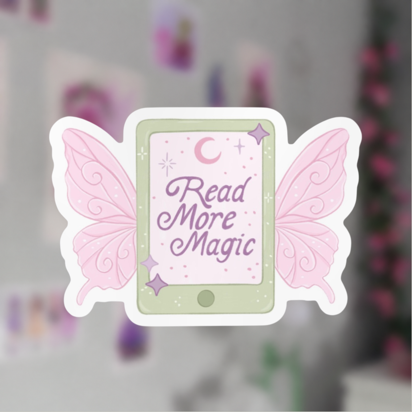 Fairy Kindle Matte Vinyl Sticker