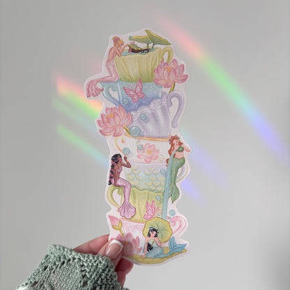 Mermaid Teacups Bookmark